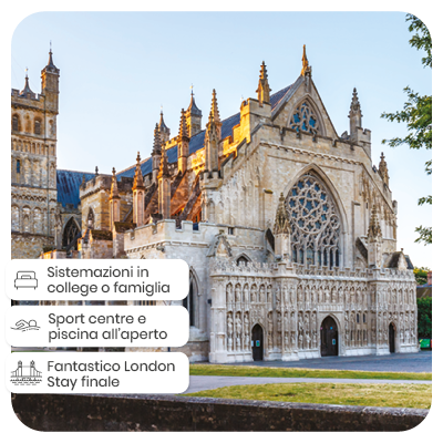 Vivi la tua vacanza studio in Inghilterra con il programma Exeter + London Stay