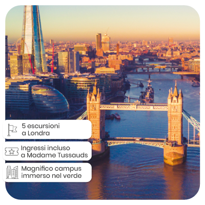 Vivi la tua vacanza studio in Inghilterra con il programma London Guldford