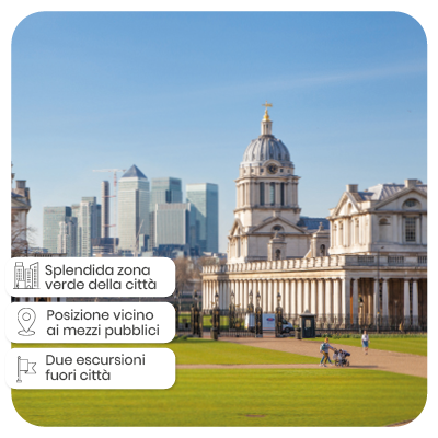 Vivi la tua vacanza studio in Inghilterra con il programma London Greenwich