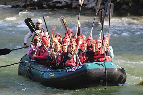 Avventurosa escursione di rafting sul fiume brenta con grigliata per tutti